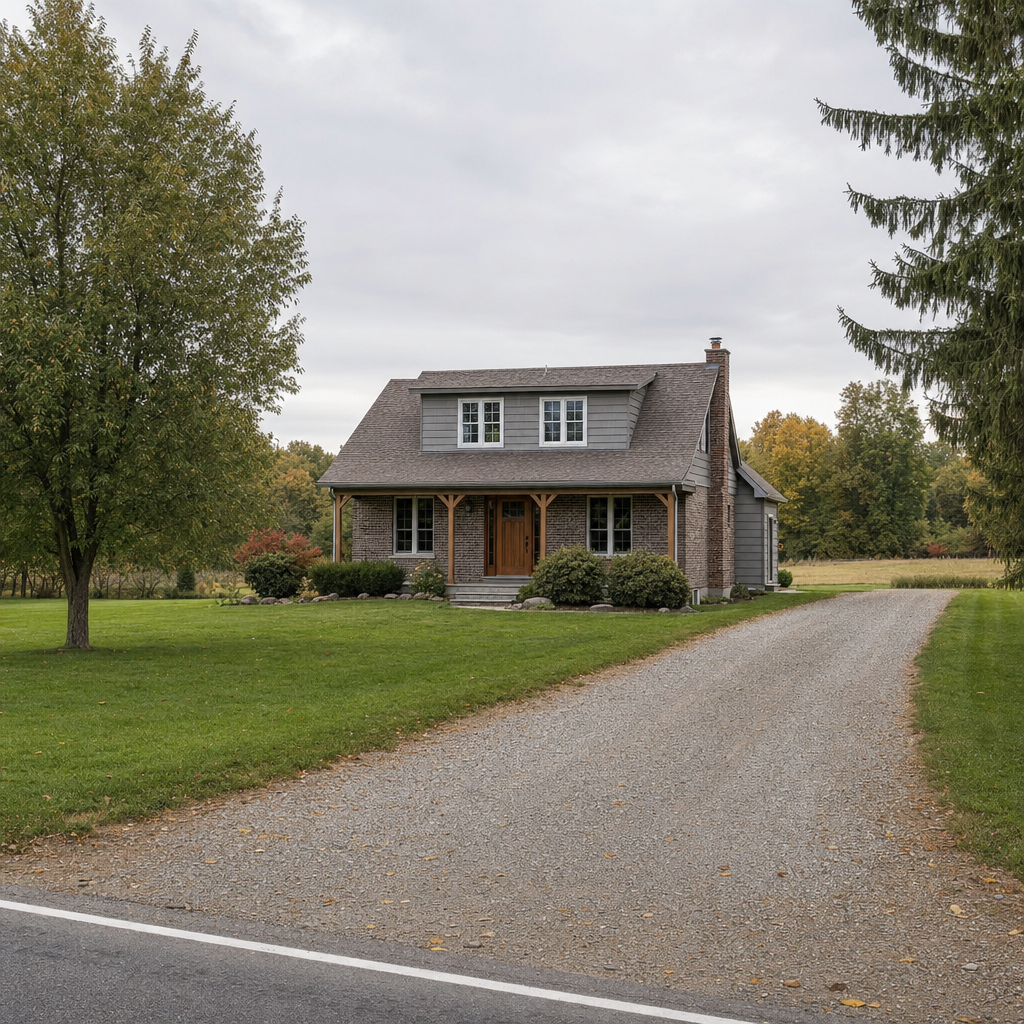 A calm single-family home exterior on a quiet Fremont street, representing the household size and daily water use that decides how often a septic tank needs pumping
